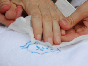 Anwendung: Handmassage
